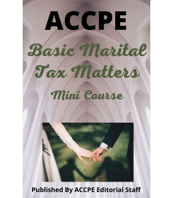 Basic Marital Tax Matters 2022 Mini Course